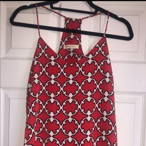 Patterned Red Blouse